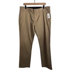 Volcom Khaki VMonty Chino Pants - Size 36 - NWT